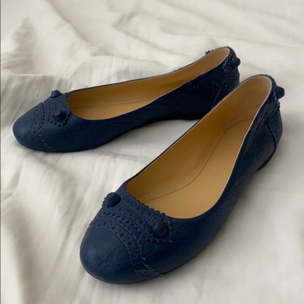 BALENCIAGA Leather Ballet Flats